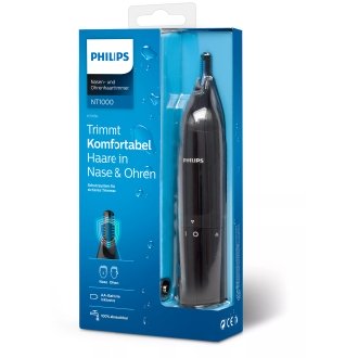 CORTAPELO NASAL - OREJAS PHILIPS NT1650/16 IMPERMEABLE COLOR NEGRO PILA AA