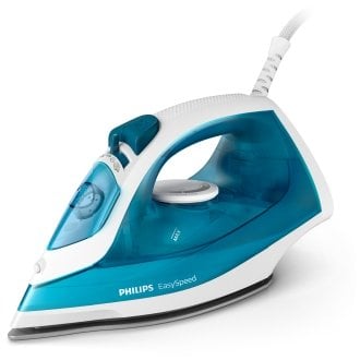 PLANCHA DE VAPOR PHILIPS GC1744/20 SUELA ANTIADHERENTE  2000W 220ml COLOR AZUL