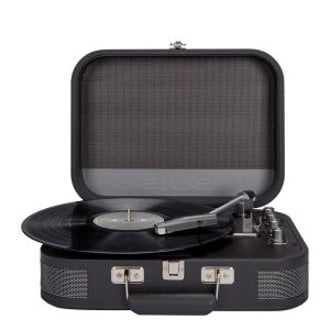 TOCADISCOS BLUETOOTH AIWA VPX-1951/TN BT 5.0 33/45 RPM GRABACION USB ALTAVOCES MALETIN VINTAGE COLOR