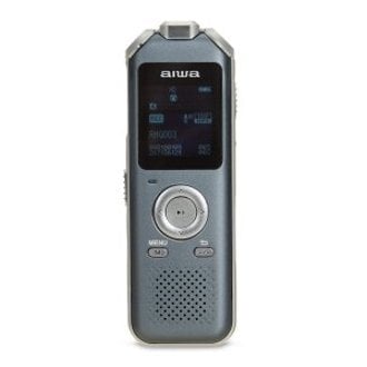 GRABADORA DE VOZ AIWA DVR-M700 16GB 275h MICROSD LCD RADIO BATERIA LITIO