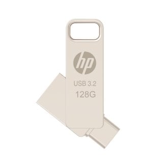PNY HP x206C unidad flash USB 128 GB USB Type-A / USB Type-C 3.2 Gen 1 (3.1 Gen 1) Plata