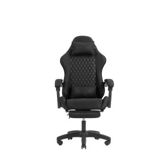 SILLA GAMER MARS GAMING MGCXFGRB NEGRA RECLINABLE REPOSABRAZOS AJUSTABLE REPOSAPIES COJINES ACABADO