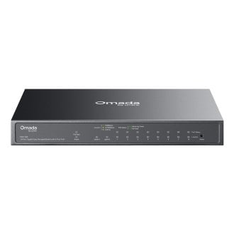 TP-Link Omada ES210GP switch Gestionado L2 Gigabit Ethernet (10/100/1000) Energía sobre Ethernet (PoE) DIN rail Negro