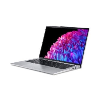 Acer Swift SFG14-73-720G Intel Core Ultra 7 155H Portátil 35,6 cm (14") 2.8K 16 GB LPDDR5x-SDRAM 512 GB SSD Wi-Fi 6 (802.11ax) Windows 11 Home Plata
