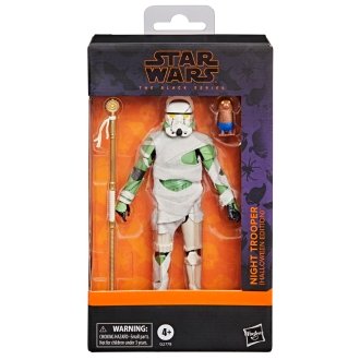 Figura hasbro star wars the black series night trooper (halloween edition)