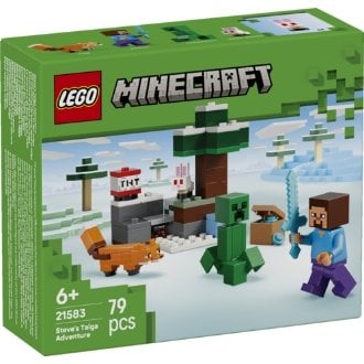 Lego minecraft la aventura de steve en la taiga