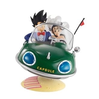 Figura ichibansho dragon ball snap collection 2 son goku & chichi 14cm