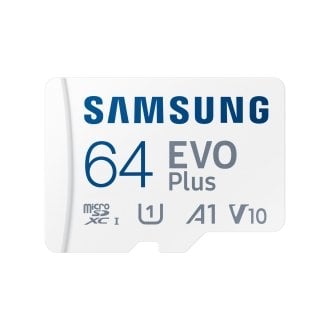 MEMORIA SD MICRO 64GB SAMSUNG SDXC EVO PLUS CLASE 10 CON ADAPTADOR A SD MB-MC64SA/EU