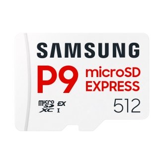 Memoria microSD 512GB Samsung SDXC P9 Express CLASE V30 con adaptador