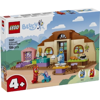 Lego escuela con rusty y bluey