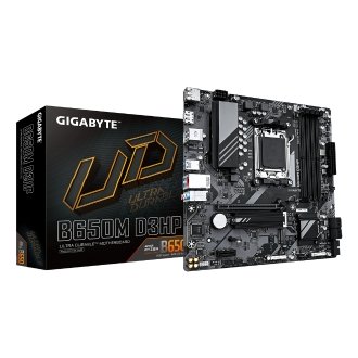 GIGABYTE B650M D3HP Placa base - AMD Ryzen serie 9000, VRM de 5+2+2 fases, hasta 7600 MHz DDR5 (OC), 2xPCIe 4.0 M.2, LAN 2,5 GbE, USB 3.2 Gen 1