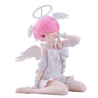 Figura banpresto re zero starting life in another world relax time ram sweet angel ver.