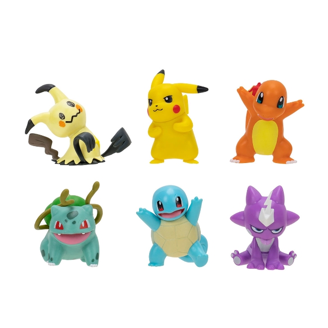 Pokémon Battle Ready Multipack 6 Figuras Bizak 63222684 | Juguetilandia