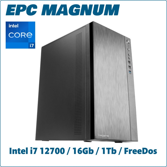 Ordenador ePc Magnum Intel i7-12700 16GB 1TB NVMe FreeDos